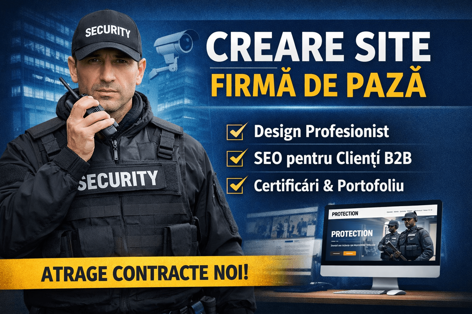 Creare site firmă de pază 1 Creare site firmă de pază