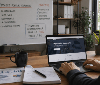 Creare site proiect fonduri europene