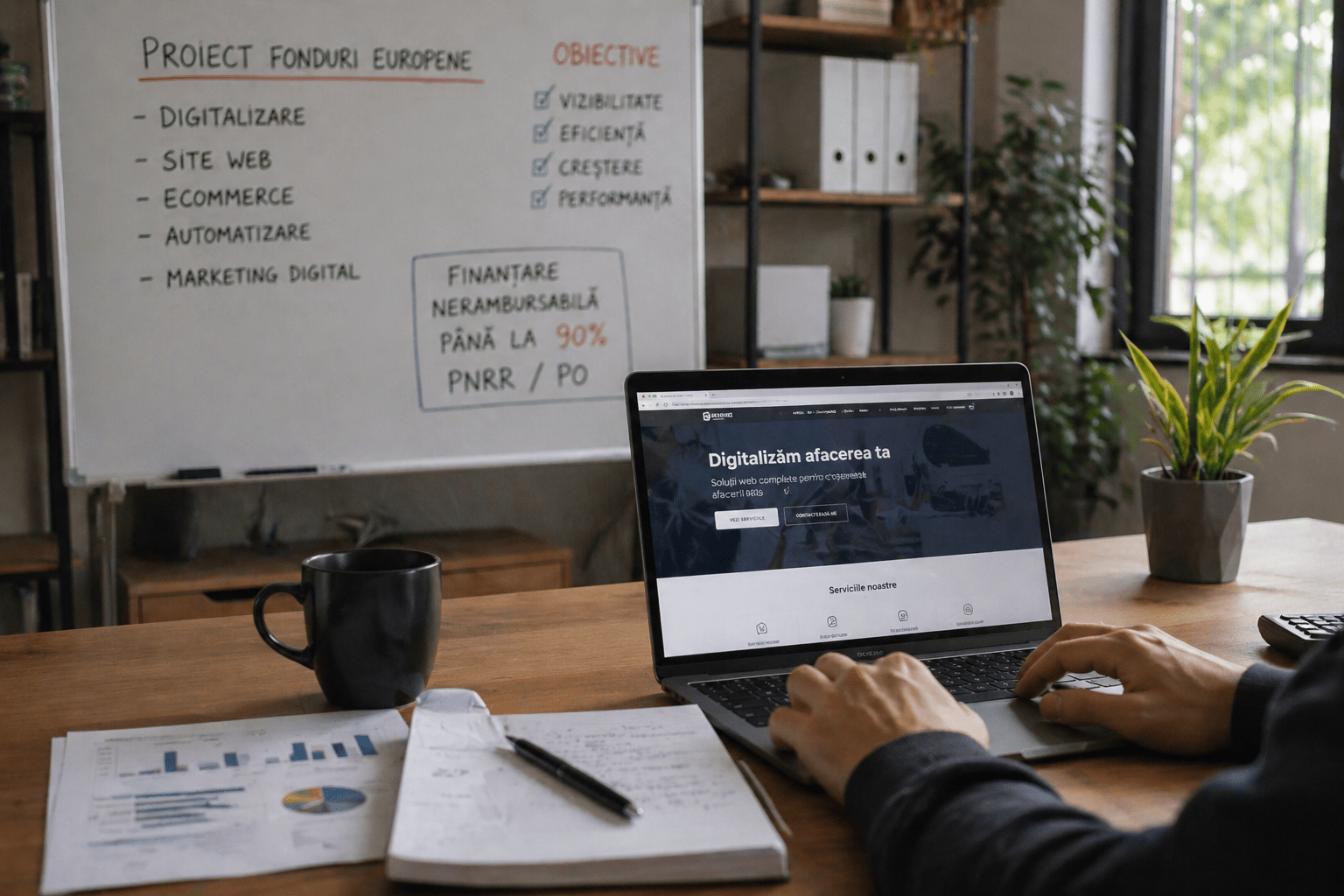 Creare site proiect fonduri europene – soluția prin care îți digitalizezi afacerea fără costuri mari 1 Creare site proiect fonduri europene