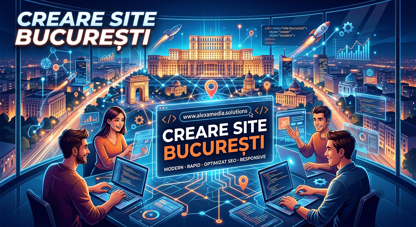 Creare Site București — WordPress Optimizat, Livrat cu Rezultate Verificabile 1 Creare Site București