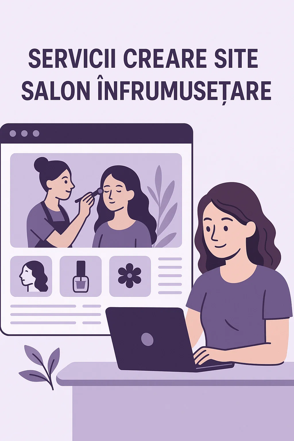 Creare Site Salon Înfrumusețare