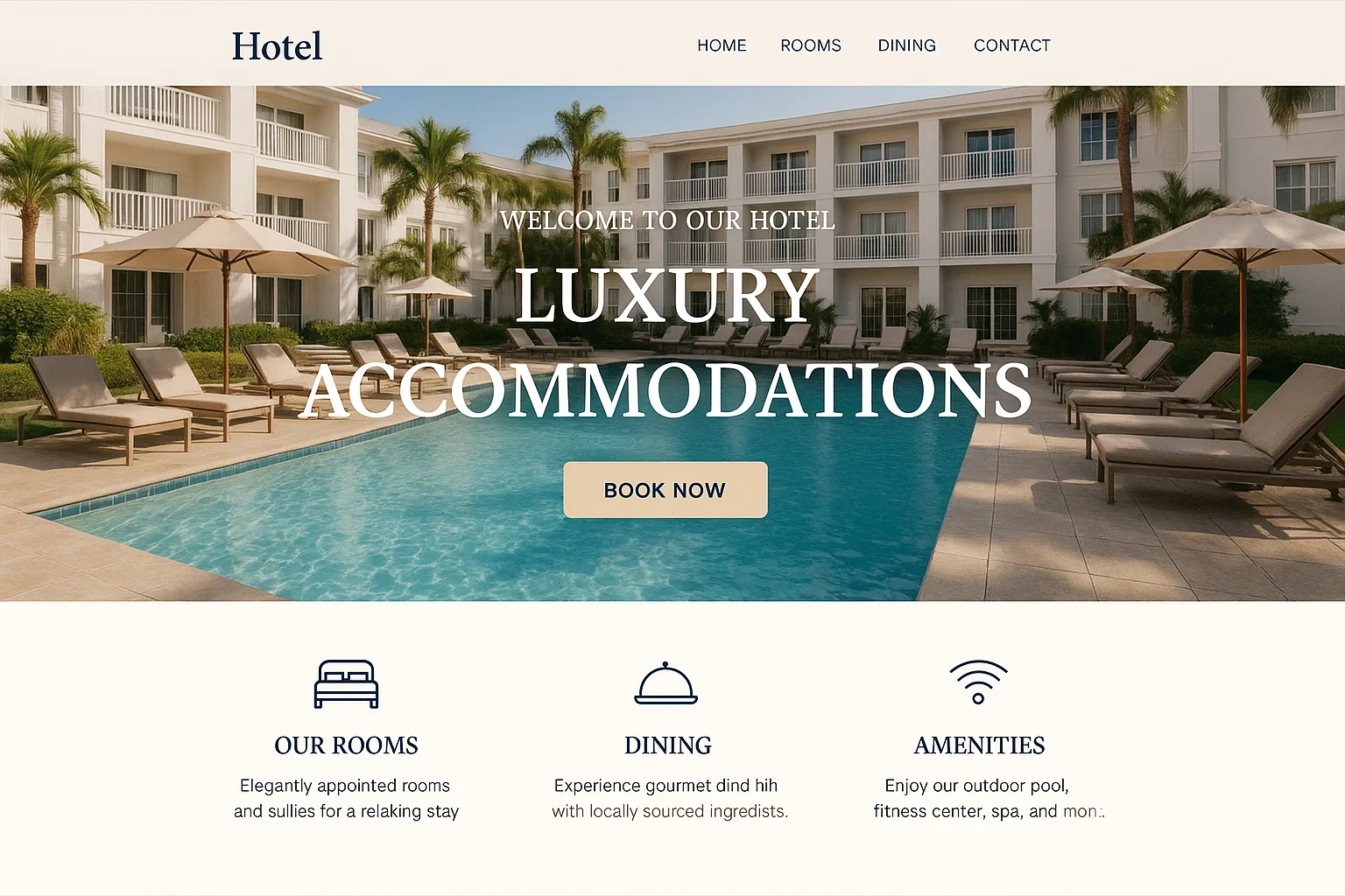 Creare site Hotel
