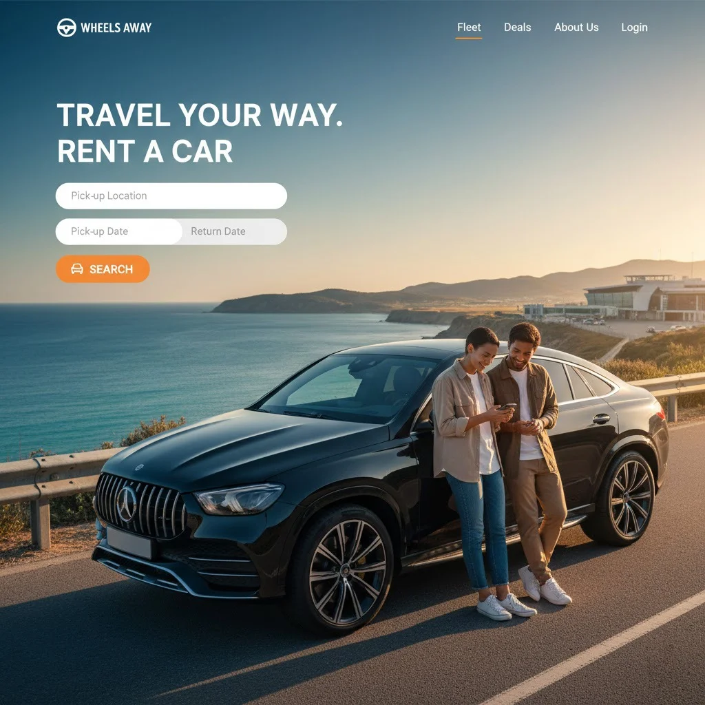 Creare site rent a car